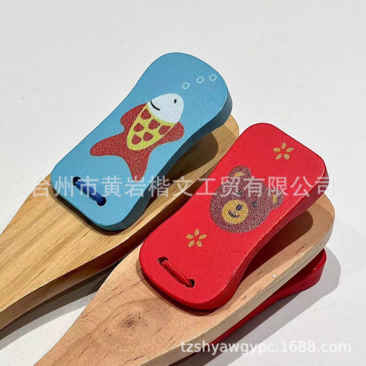 Artesanía de madera mango largo tablero de sonido Infantil Educación Temprana juguete de madera instrumento musical instrumento de percusión de sonido para niños al por mayor
