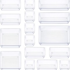 Home department store storage box plastic bathroom dresser desktop drawer sorting box plastic products