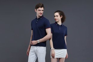 Men's and Women's Short-Sleeved T-Shirt Processing Advertising Shirt Work Clothes Round Neck T-Shirt Lapel DIY Processing Printing