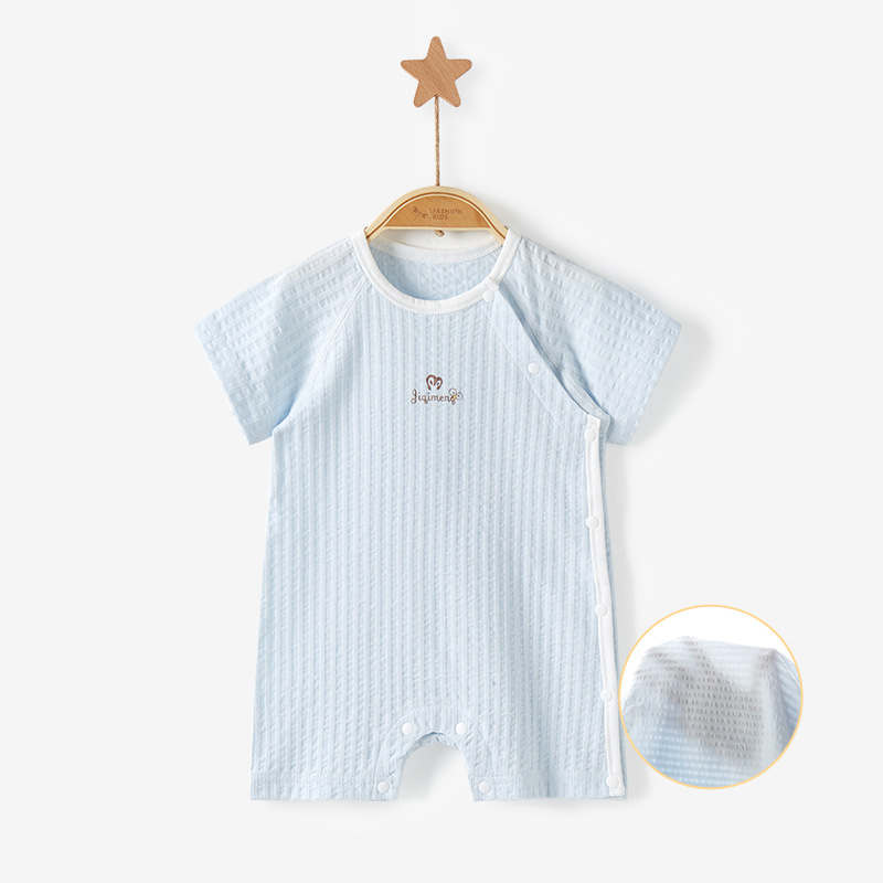 Bebé mono verano pijamas delgados traje de manga corta mameluco recién nacido Ropa niños y niñas Bebé Ropa de verano
