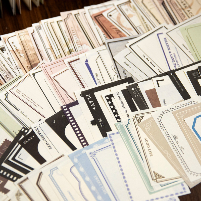 Free line note book simple ins style coffee stain film pattern collage cutting hand account decorative background