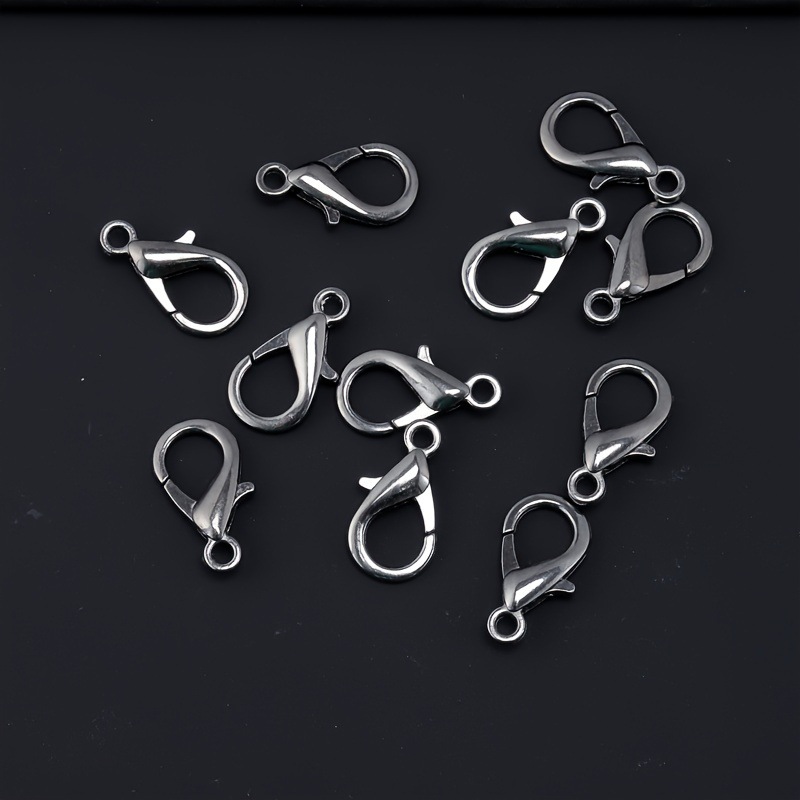 thumbnail image 1 of 120 Pieces/80 Pieces Of Golden Lobster Clasps In sizes跨境, 1 of 4
