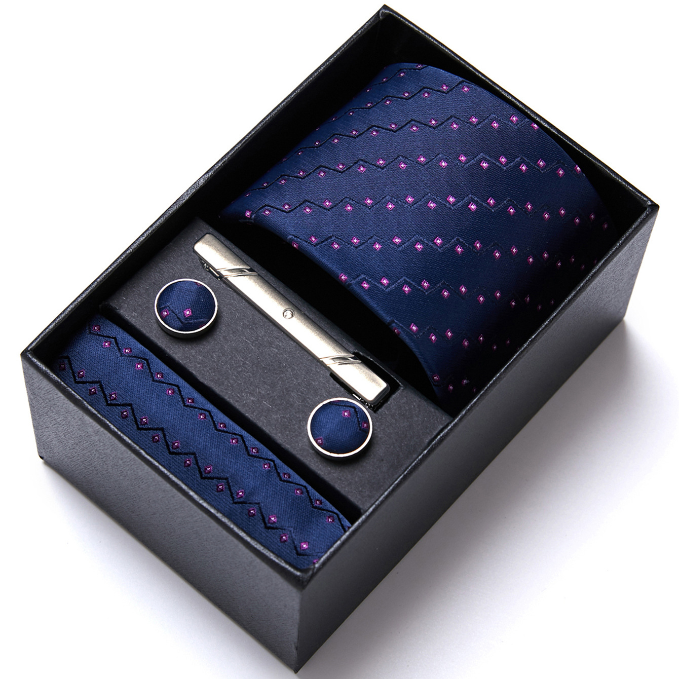 Fabricante en stock de los hombres corbata caja regalo traje ropa formal negocios boda trabajo grupo camisa accesorios verano nuevo