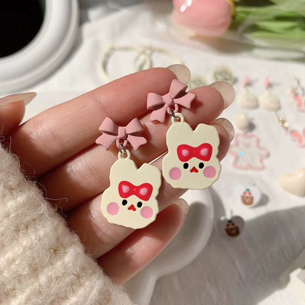 With bow