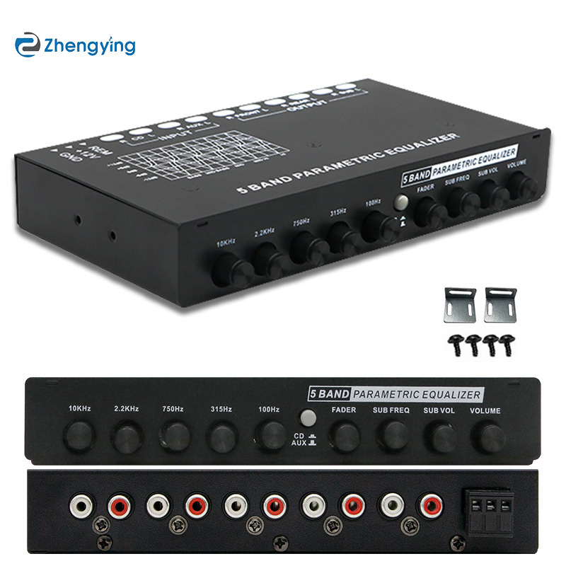 Cross-border Explosions Car Equalizer 5-segment Equalizer Car Power Amplifier Audio EQ Tuning Divider Amplifier Factory Cross-border Explosions Car Equalizer 5-segment Equalizer Car Power Amplifier Audio EQ Tuning Divider Amplifier Factory