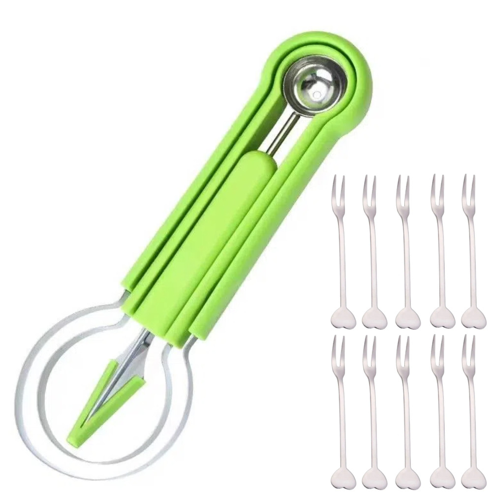 녹색 Pbag 10 포크