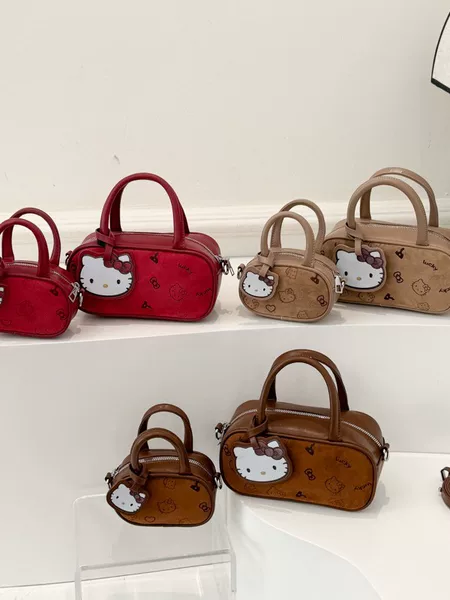 Cute Cartoon Children's Handbag, Parent-Child Style, New Autumn and Winter Fashion, Girls' Baby Accessory Bag, Girls' Crossbody Bag