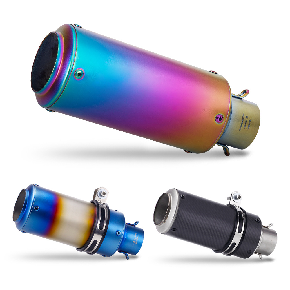 Sc Exhaust Motorcycle Cylinder Modified Exhaust Pipe Chunfeng 250Sr Z900 Duke390 R6 R1 Modification