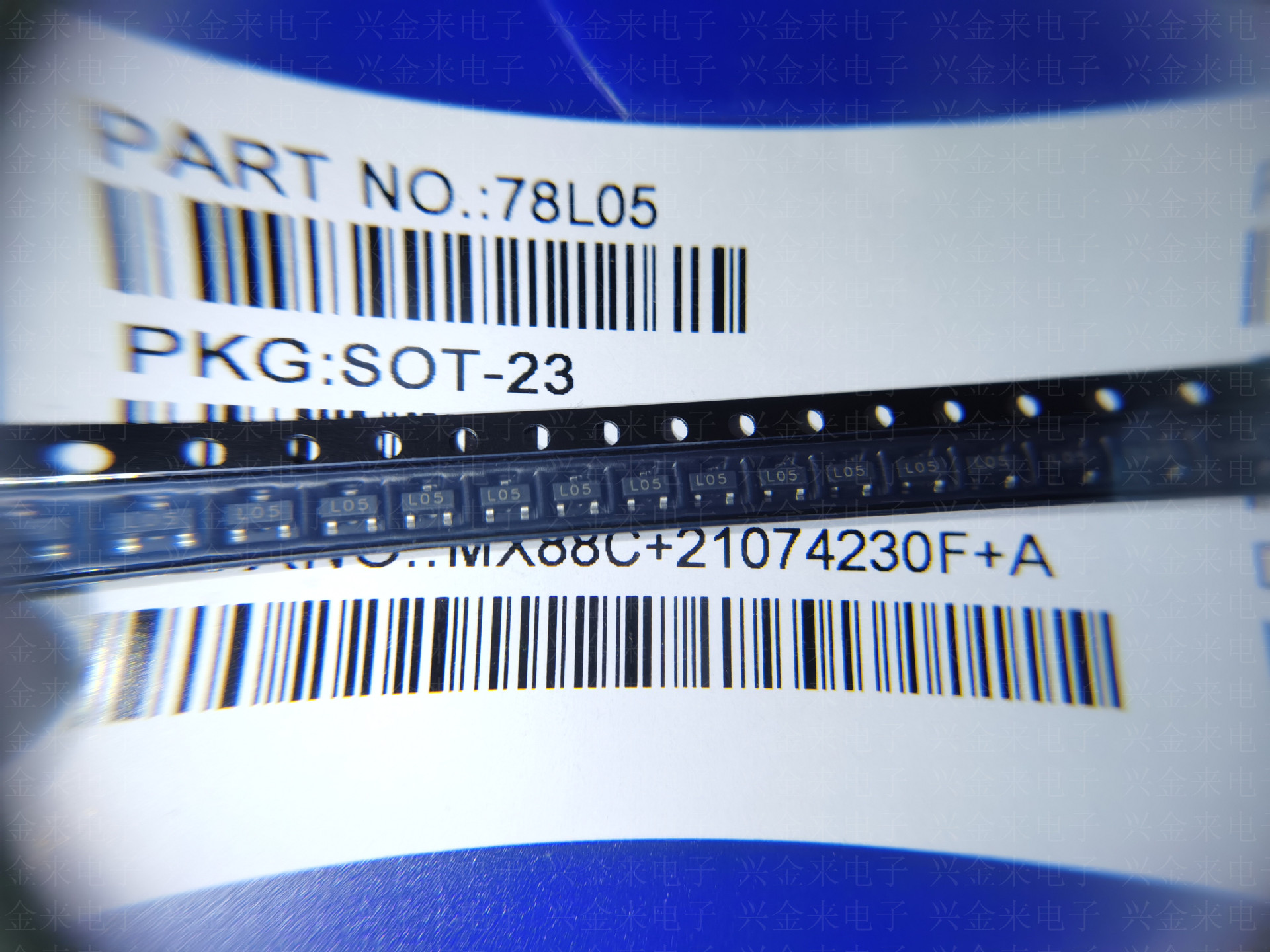 全新国产 78L05 丝印L05 SOT-23 贴片三极管 三端稳压管