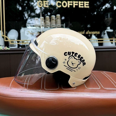 Cute certified electric bike helmet, autumn and Motosiklet kaskı (dəbilqə)