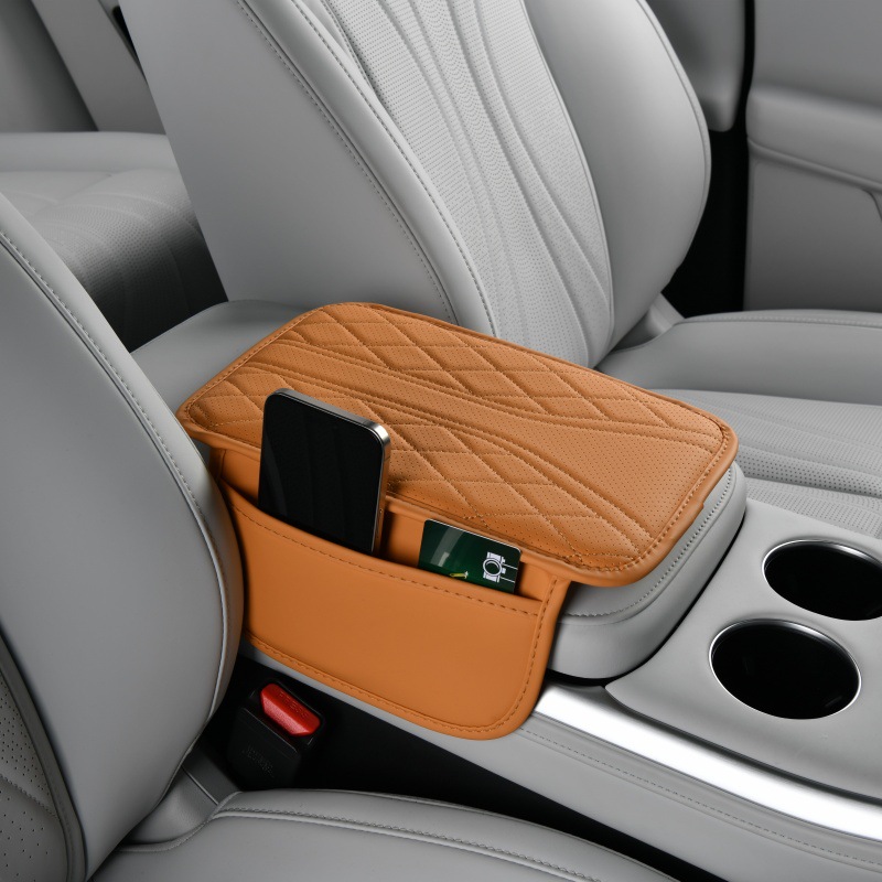 Armrest Box Pad – Fushou Armrest box pad - flat-single-layer-y-cayenne