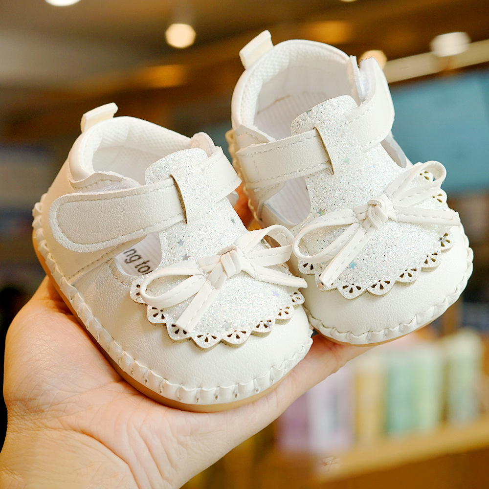 Baby Shoes Soft Sole Non-Slip Spring & Fall New Beginner Female Baby Shoes 0-1 Years Old Toddler Shoes Little Princess