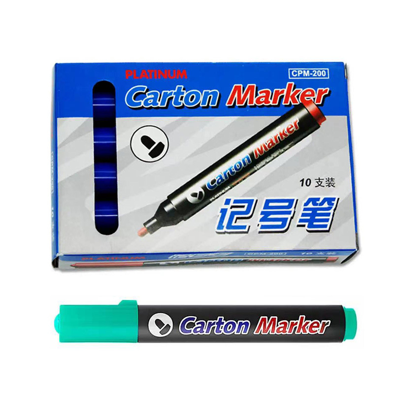 Marcador de platino CPM-200 marcador de cabeza grande aceitoso marcador de cabeza única cabeza gruesa marcador aceitoso marcador