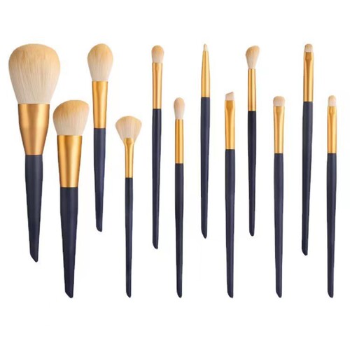 Ermu Tongpu brush 12 pieces makeup brush set brush makeup portable full set soft-bristled blush eyeshadow brush Cangzhou