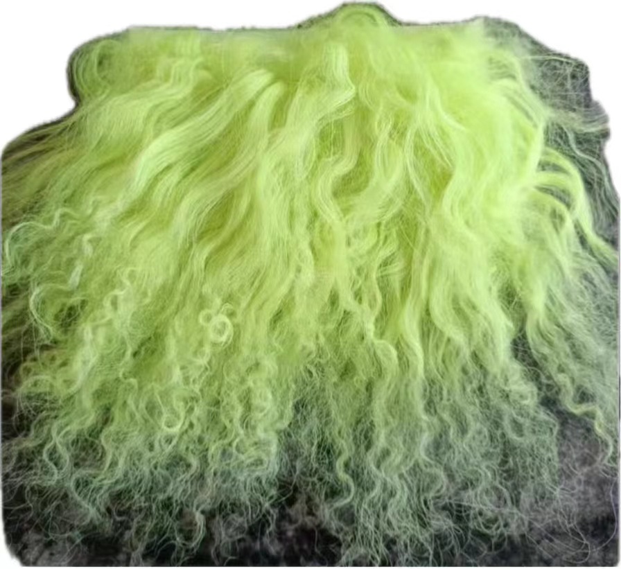 Alta calidad tan lana pelo fila bjd belleza nudo cerdo monstruo soldado monstruo ob11 Gao Ke Er multicolor 6 puntos bebé peluca