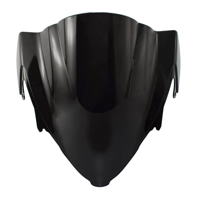 Suitable for Suzuki GSXR1300 2021-2023 Falcon modified front windshield windshield windshield mirror (Motorcycle front windshield) - black