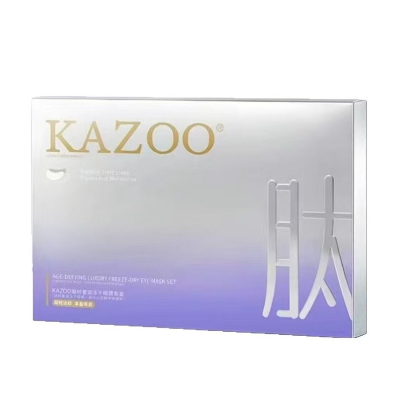 KAZOO可逐冻干眼膜贴轻龄凝时抗皱眼纹紧致眼圈细纹补水保湿|undefined