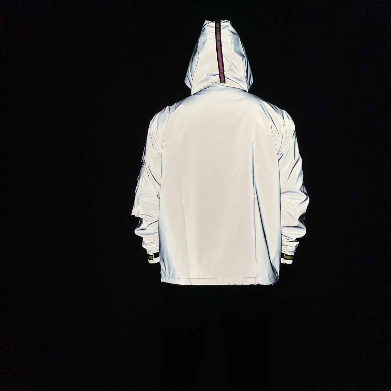 Männerkleeder Robust Reflexjacke fir Männer Outdoor Taktesch Aarbechtskleedung Multi-Taschen-Kapuzejacke Männerkleeder_voghion.com