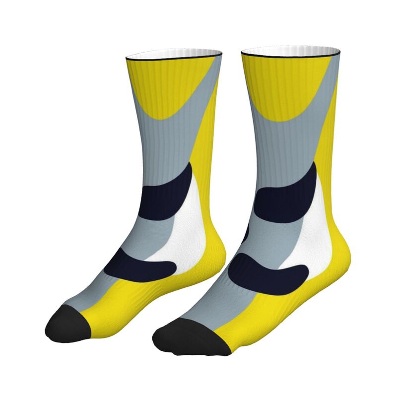 Pod Printed Bright Yellow Solid Color Minimalist Color Block Panda Hugging Tree Trunk Cute Chinese Style Everyday Versatile Mid-Calf Socks Pod Printed Bright Yellow Solid Color Minimalist Color Block Panda Hugging Tree Trunk Cute Chinese Style Everyday Versatile Mid-Calf Socks