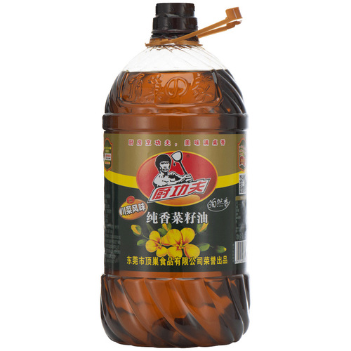 Kitchen Kung Fu 5L strong coriander oil barreled edible grain and oil commercial household wholesale edible oil vegetable rapeseed oil