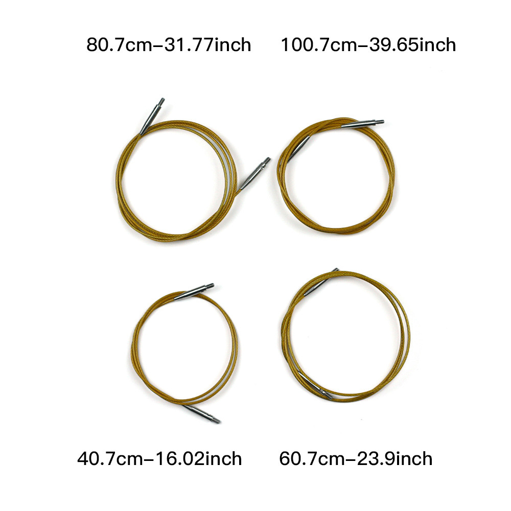 Herramientas de tejido transfronterizas de alúmina dorada desmontable ganchillo crochet Tunis crochet conjunto de 12 PU