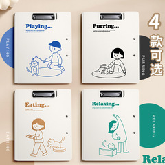 A4 Folder Secretary Board Clip File Multi-functional Student Writing Pad Stand Office Hard Clip Board