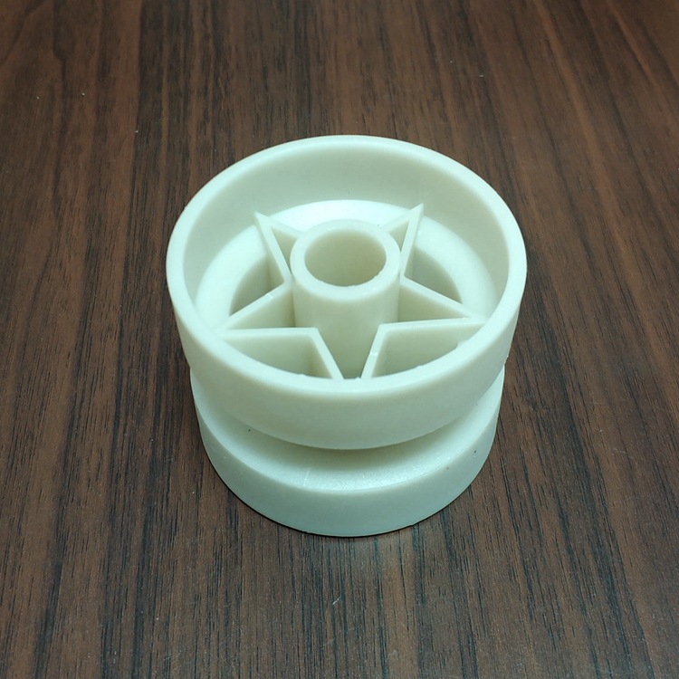 五星托轮中间轮 优惠无动力拖轮白色尼龙轮 65厘过渡轮三组一套轮