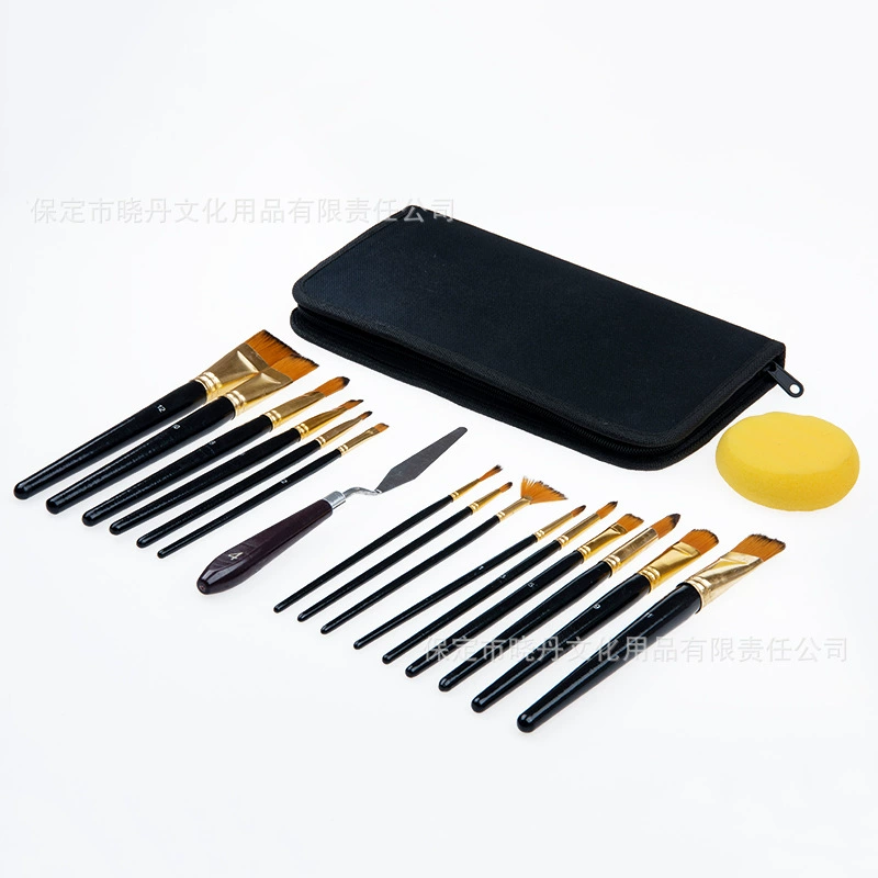 Трансграничные масляные кисти акварельные акварельные наборы для детских картин Окрашенные нейлоновые кисти для художественных принадлежностей оптом