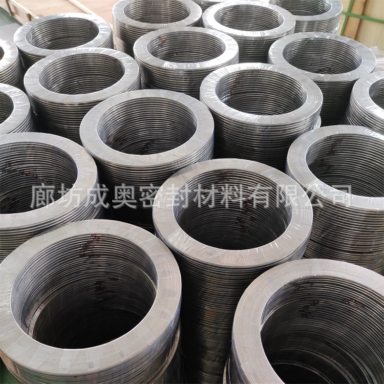 法兰用石墨垫片D1222石墨金属缠绕垫片耐高温金属法兰垫片管箱垫