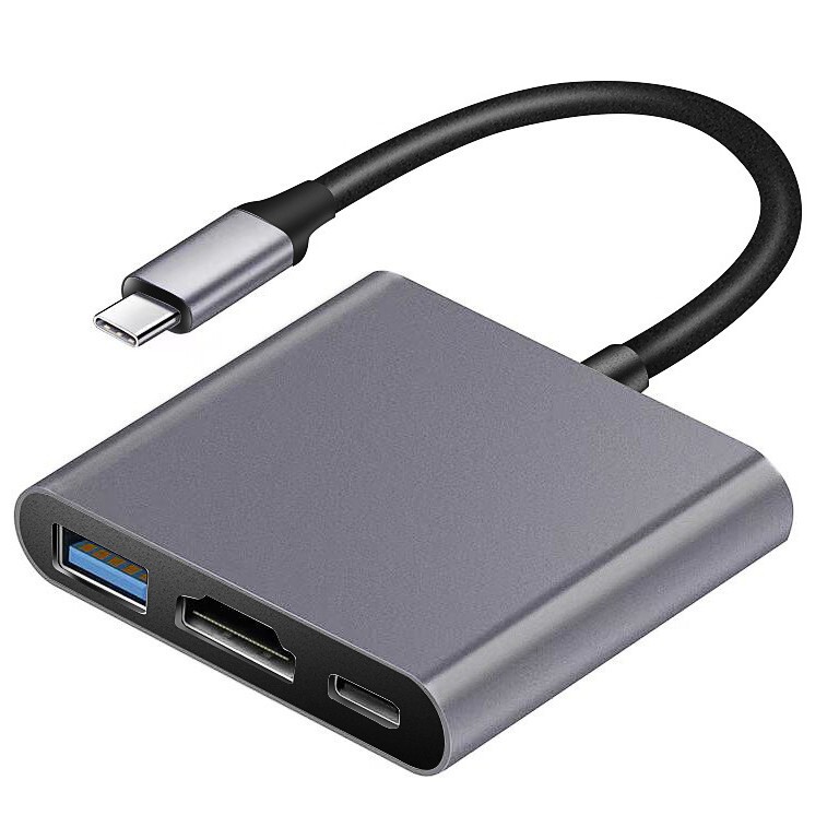 Type-C to HDMI 3-in-1 docking station, Type-C to HDMI converter, expansion dock, USB hub Type-C to HDMI 3-in-1 docking station, Type-C to HDMI converter, expansion dock, USB hub