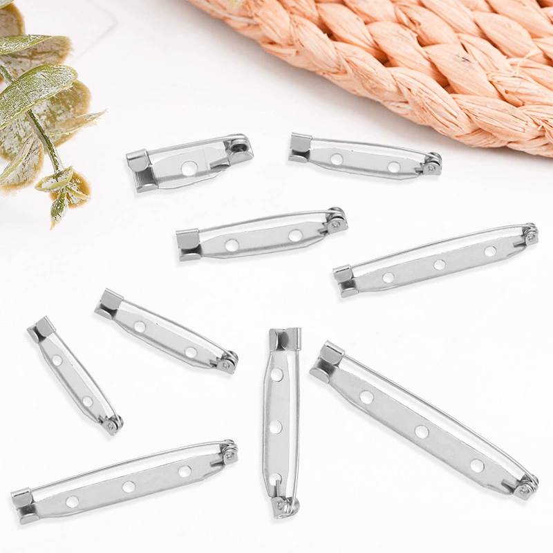 Брошь-булавка с несколькими спецификациями, аксессуары для ювелирных изделий ручной работы, Металлическая Булавка с отверстием, простая булавка