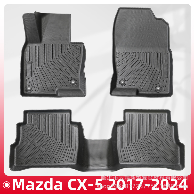 Mazda CX5 2017-2024 üçün TPE döşəmə və baqaj xalçası