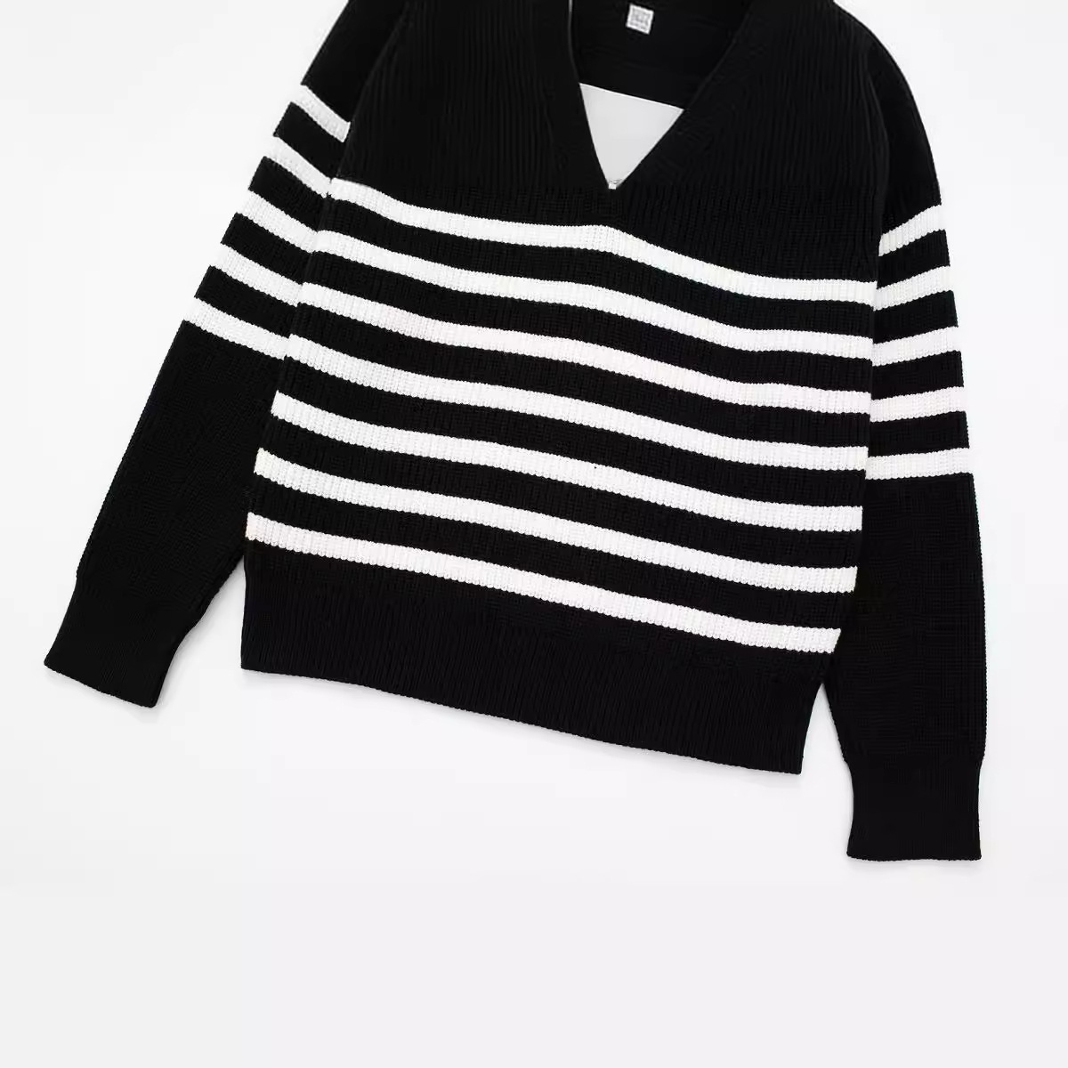 Women's Clothing Casual All match Open Collar Wool Sweater_voghion.com