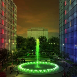 喷泉水景;水底灯