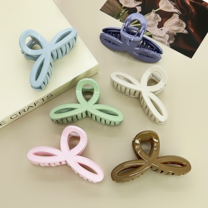 Pinza para el pelo grande de material PC que no se rompe, pinza para el pelo con diseño de cadena, pinza para el pelo para la ducha, pinza para el pelo moderna para la parte trasera de la cabeza, venta al por mayor de fábrica. image 60