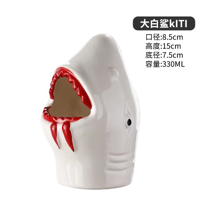 Taza de cóctel hawaiana taza de cerámica creativa taza de tic-tac - toe taza de cara de totem taza de macaco taza zombie taza de papagaio taza