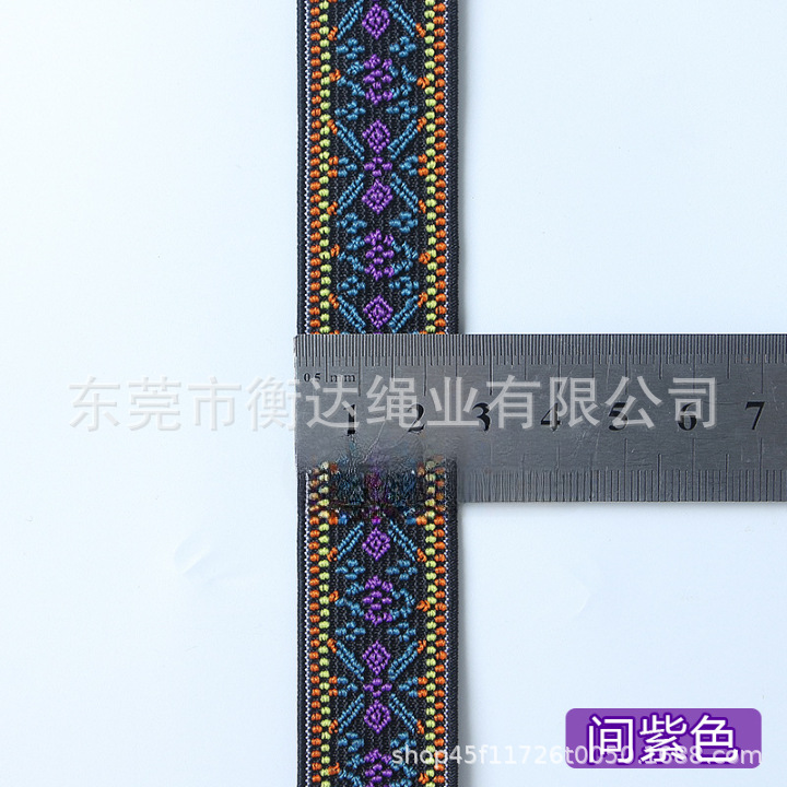 Bandas elásticas jacquard étnicas, reloj de mano jacquard bohemio, ancho de banda 1.5cm ~ 2.5cm, una gran cantidad de goma en stock