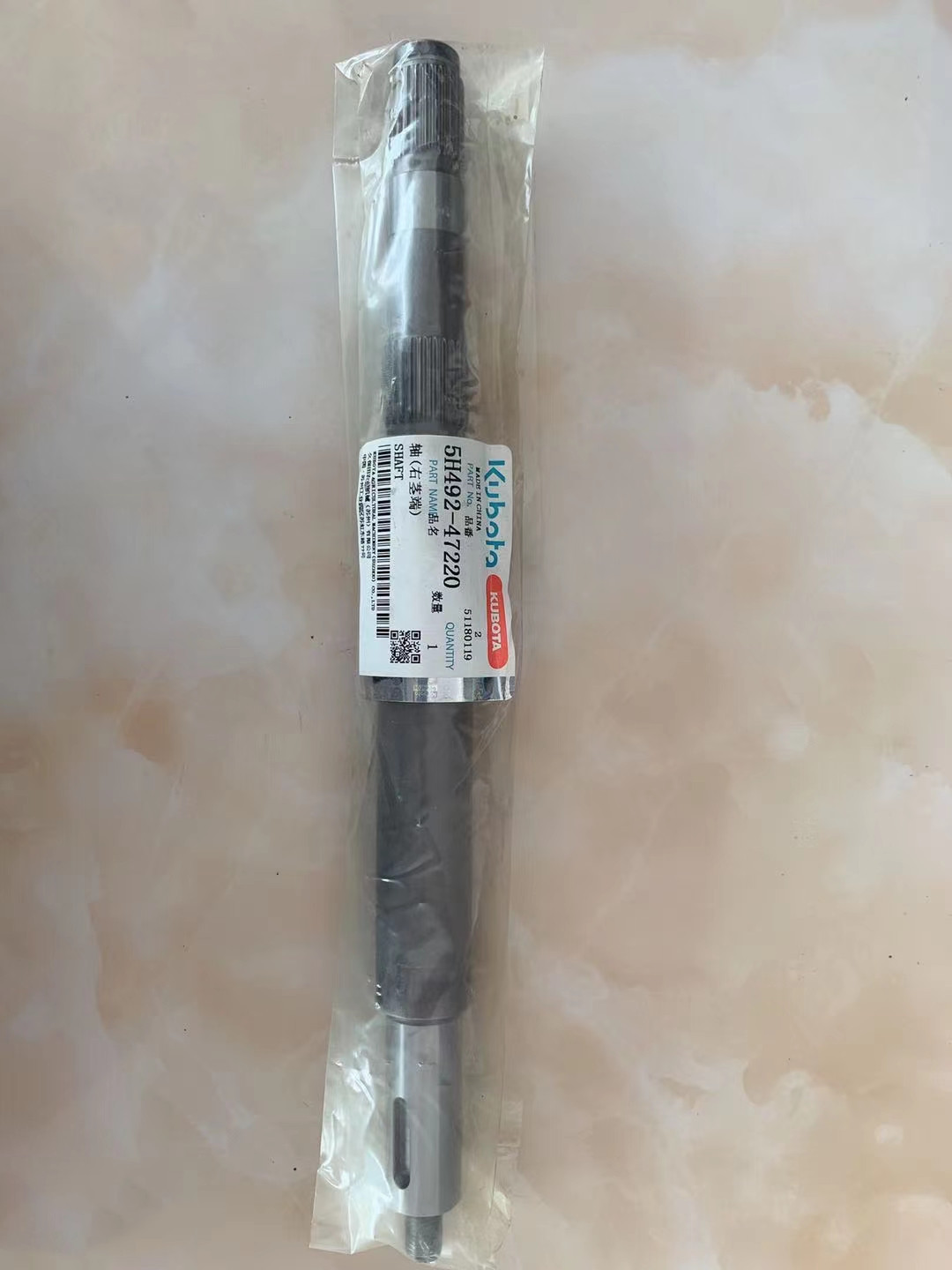 久保田788/888收割机配件右茎驱动轴5H492-47220全车轴类出售