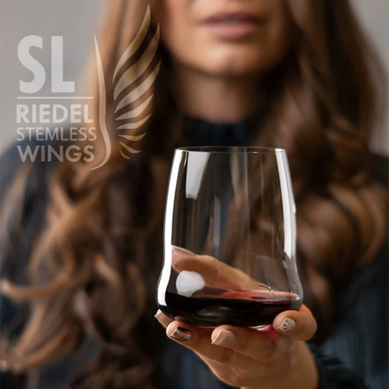 Австрия RIEDEL стеклянный бокал без ножки, серия Wings с кристаллом, бокал для красного и белого вина