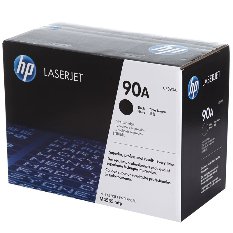 HP CE390A (90A) черный картридж для лазерного принтера