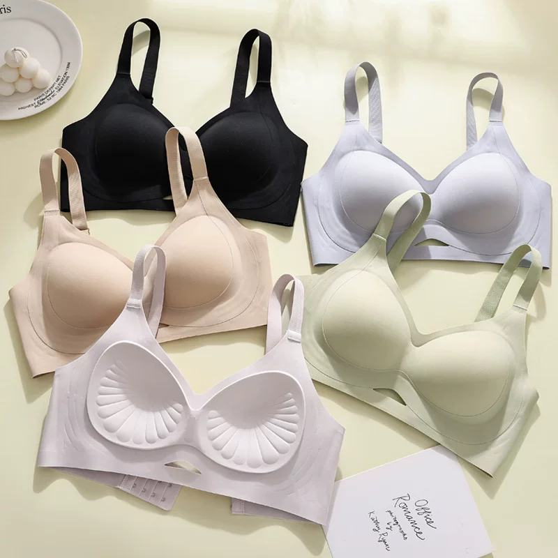 Underwear, supporting push up bra, comfortable wireless bra, bra top