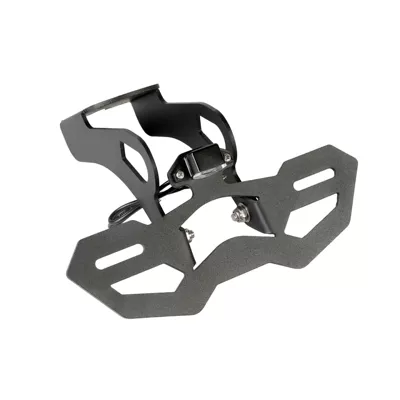 Ninja ZX-6R lightweight short-tail: License plate holder/license plate holder