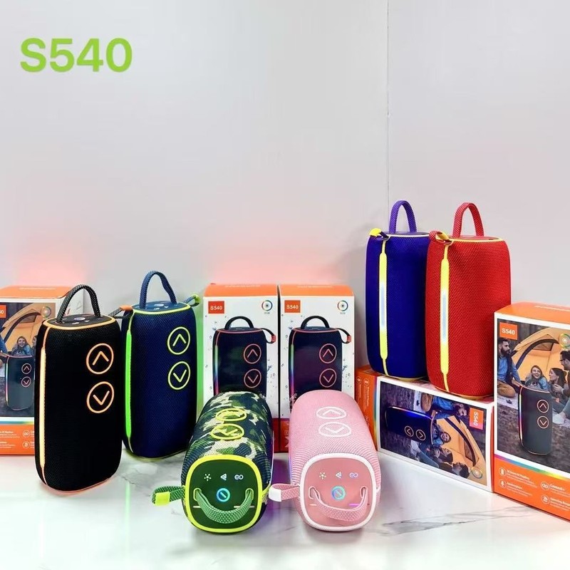 新品BOOMS540ワイヤレス重いサブウーファーbluetoothスピーカーRGBライト手持ちアウトドア布ネットオーディオラジオ|undefined