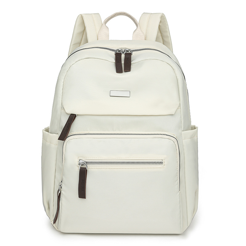 Nueva mochila casual para mujer, mochila escolar de nailon de gran capacidad para estudiantes, mochila de viaje ligera de todo fósforo al aire libre al por mayor