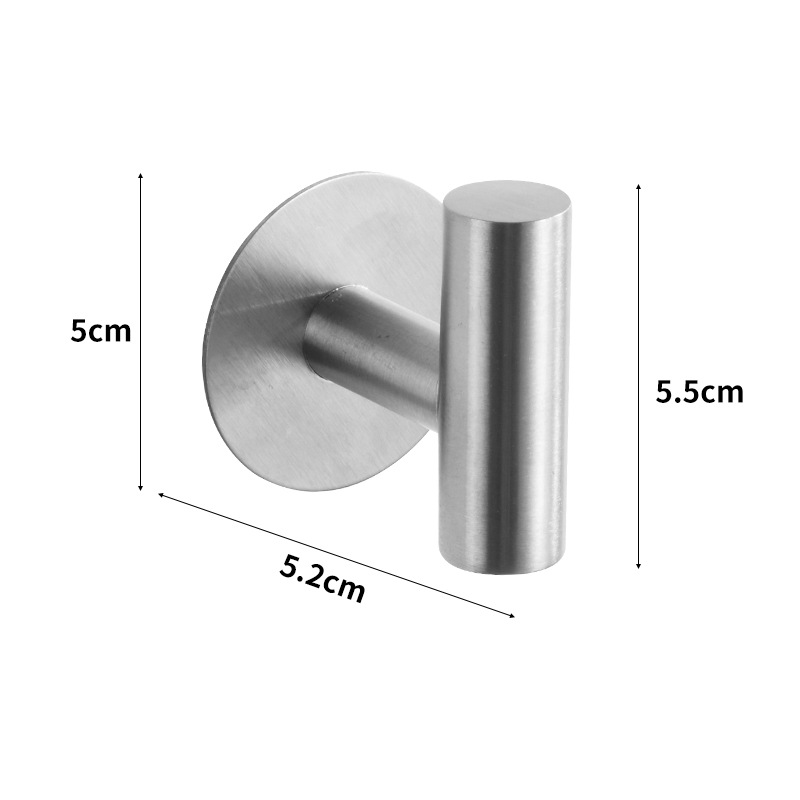 Colgante de acero inoxidable conjunto de baño hogar vida sin rastro pared tipo toalla de almacenamiento de toallas de gancho