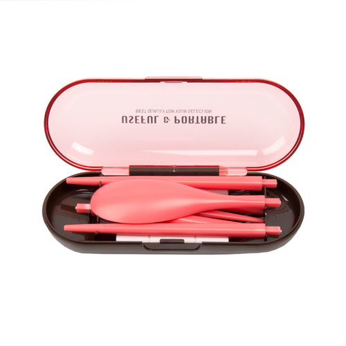 BG54 portable tableware set foldable spoon chopsticks two-piece environmentally friendly cutlery box student chopsticks and spoon combination