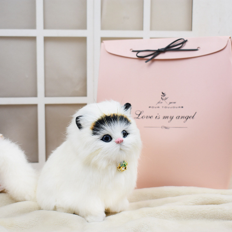 Llamará a un gato simulado, un gato simulado, juguetes de peluche, muñecas, animales, muñecas de gato simulado, regalos de cumpleaños.