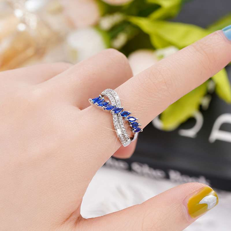 Bague femme avec pierre précieuse bague royale en cuivre mode_voghion.com