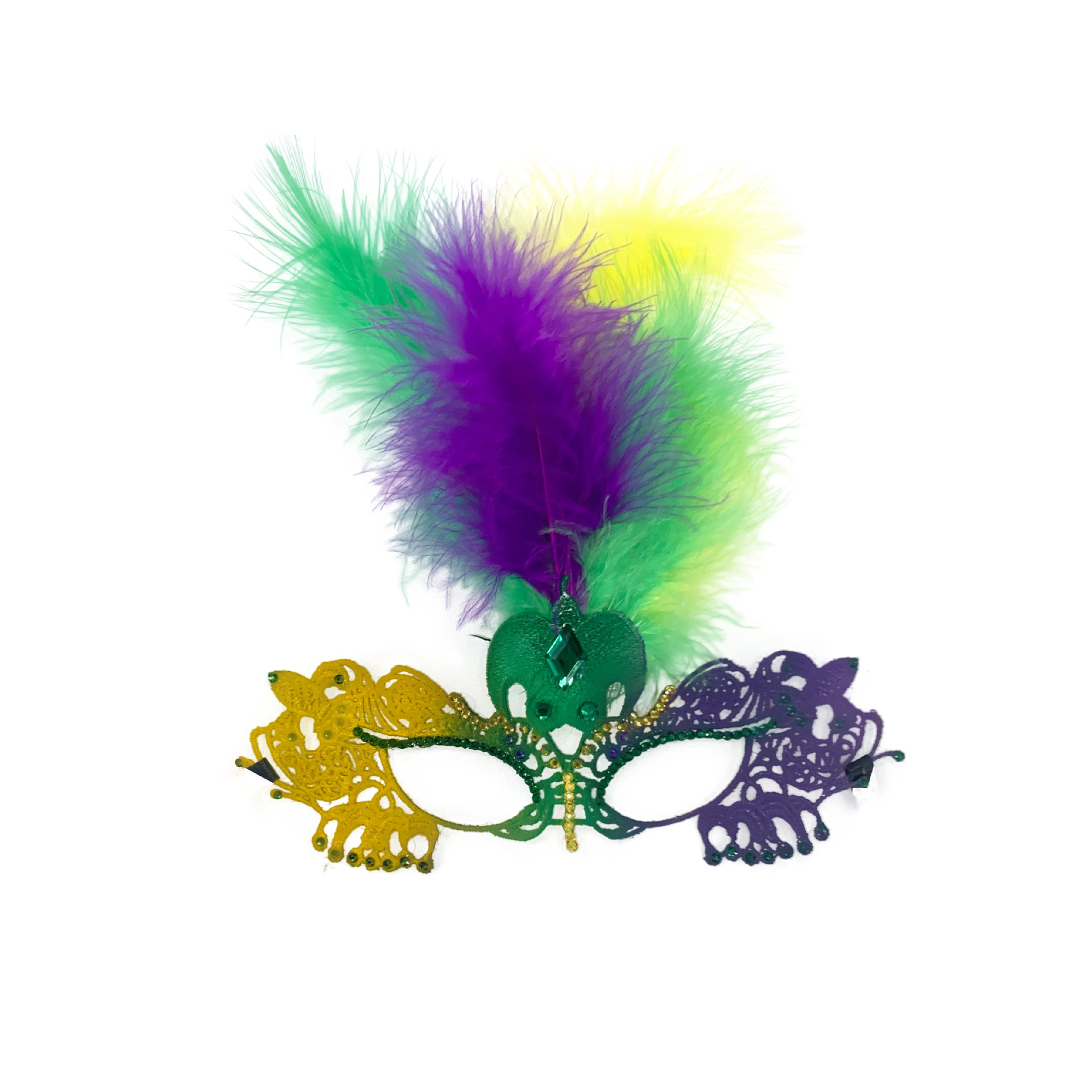 Máscara de carnaval esquinilla máscara de mitad de cara espectáculo de baile del vientre disfraz mariposa discoteca escenario cuentas tocado banda