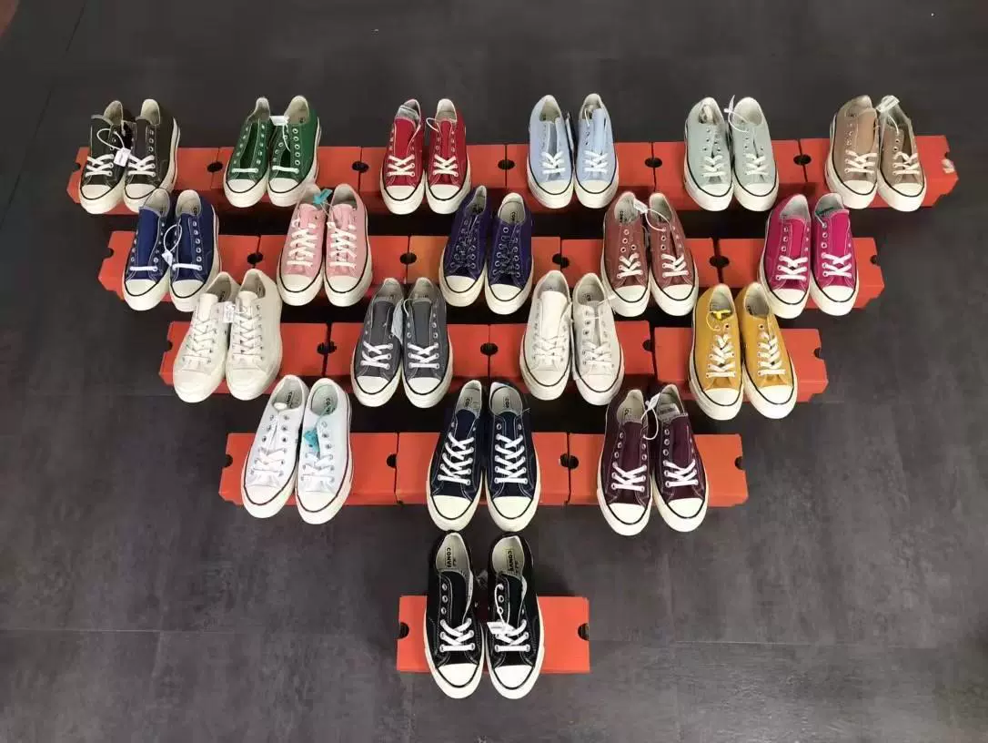 Высокие кроссовки из ткани (Converse) унисекс повседневные, несколько цветов, размеры 35–44 — большой размер
